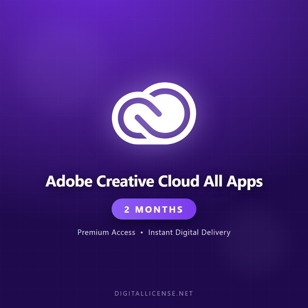 Adobe Creative Cloud All Apps – 2 Months