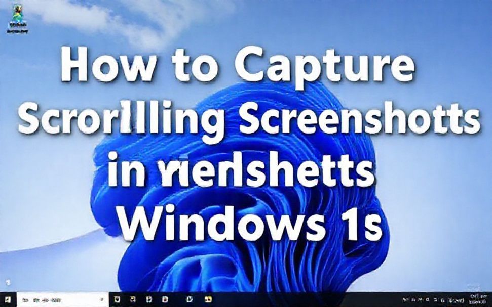 How to Capture Scrolling Screenshots in Windows 11 (Step-by-Step Guide)*