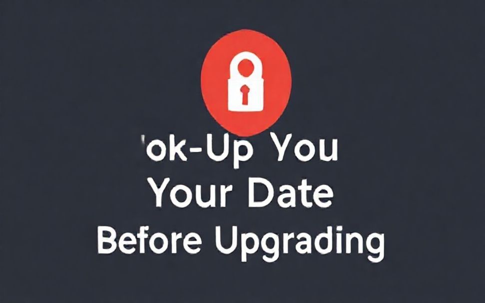 The Best Ways to Back Up Your Data Before Upgrading*